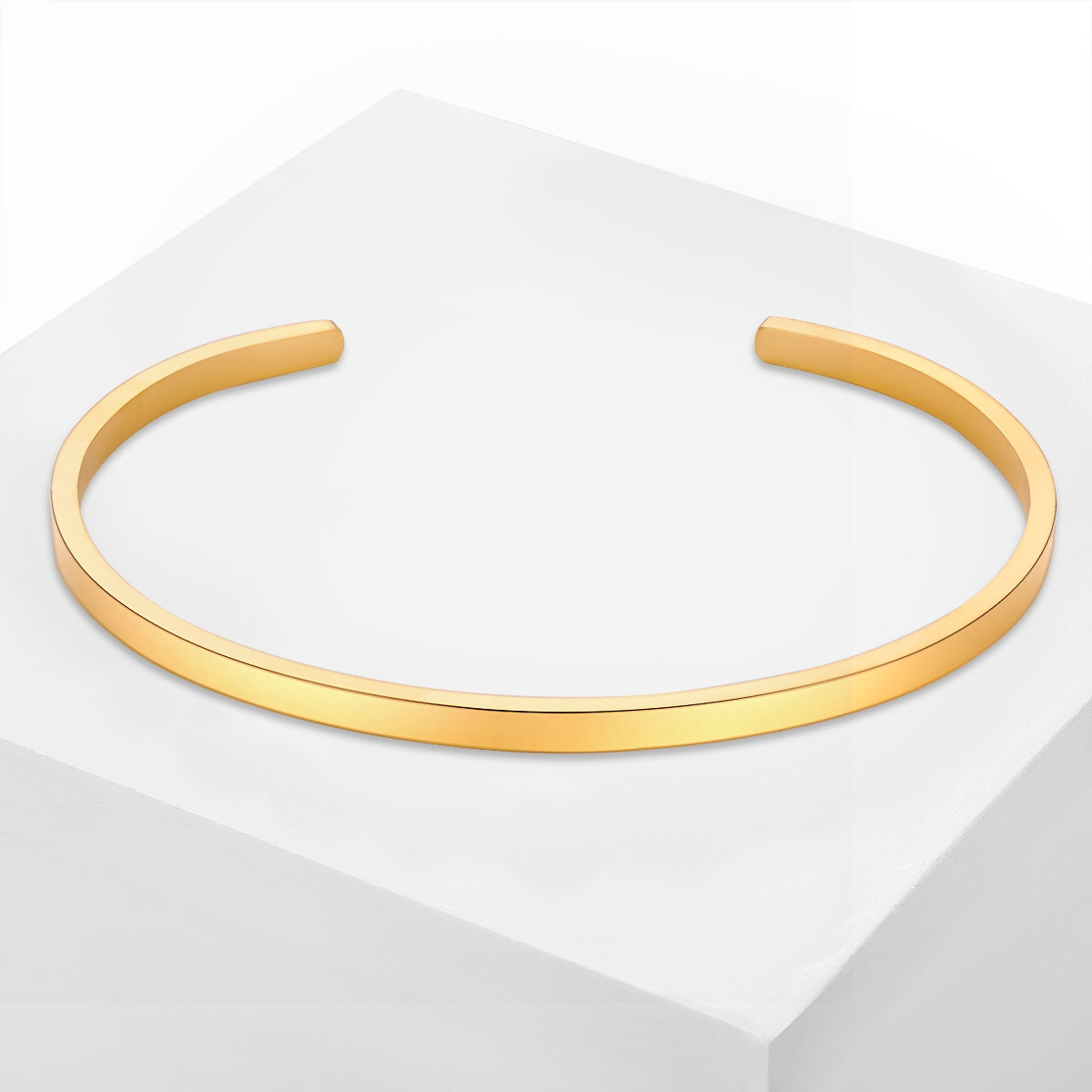 Armreif Edelstahl gelbgold