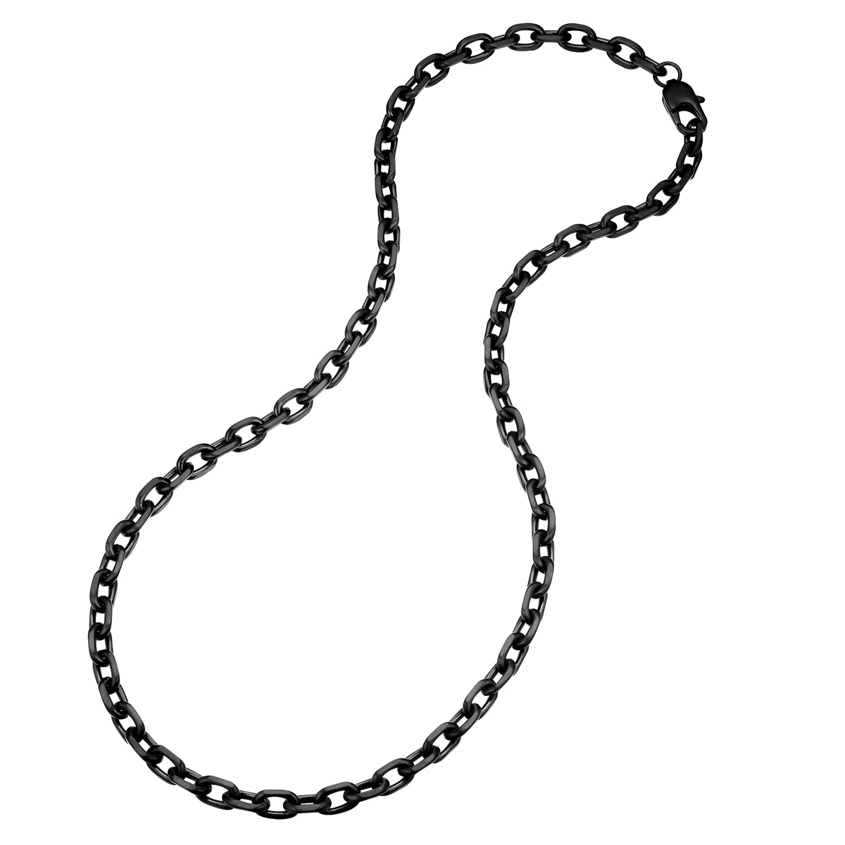 Kette Edelstahl schwarz