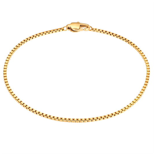Armband Edelstahl gelbgold