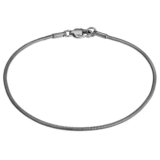 Armband Edelstahl gunmetal