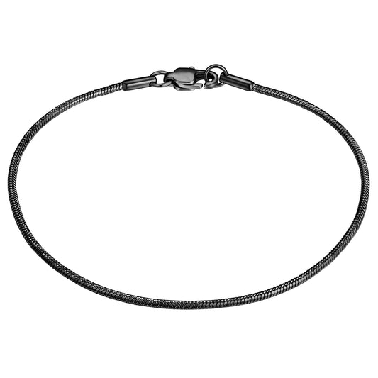 Armband Edelstahl schwarz