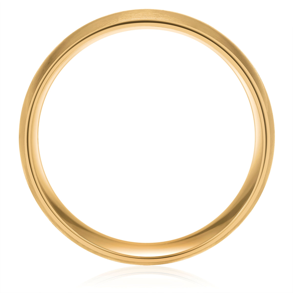 Ring Edelstahl gelbgold