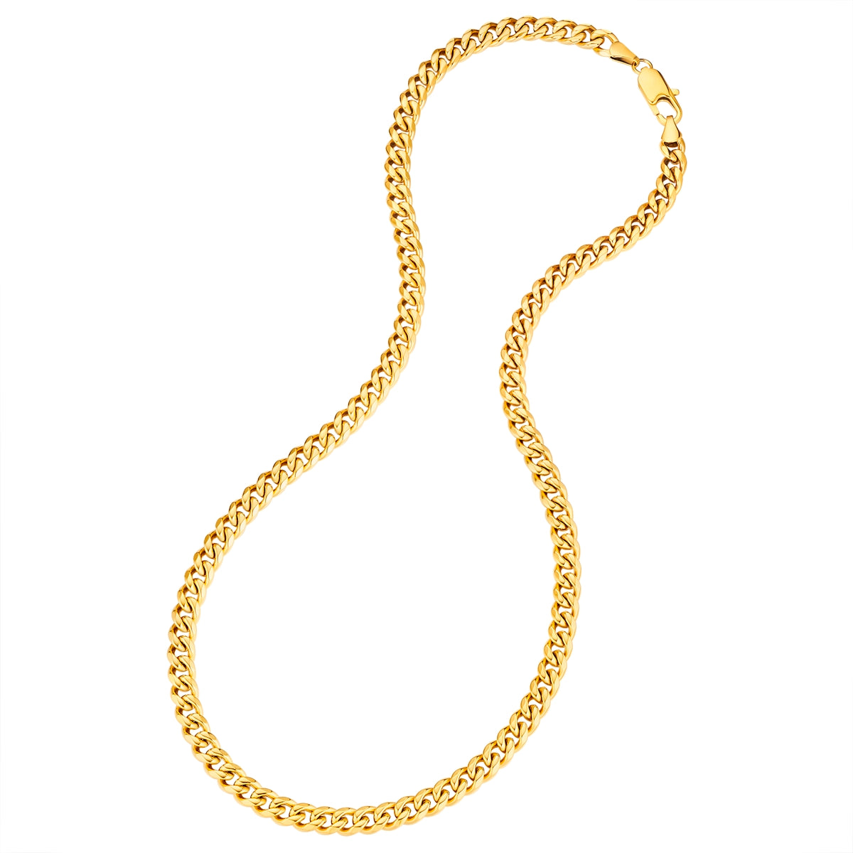 Kette Edelstahl gelbgold