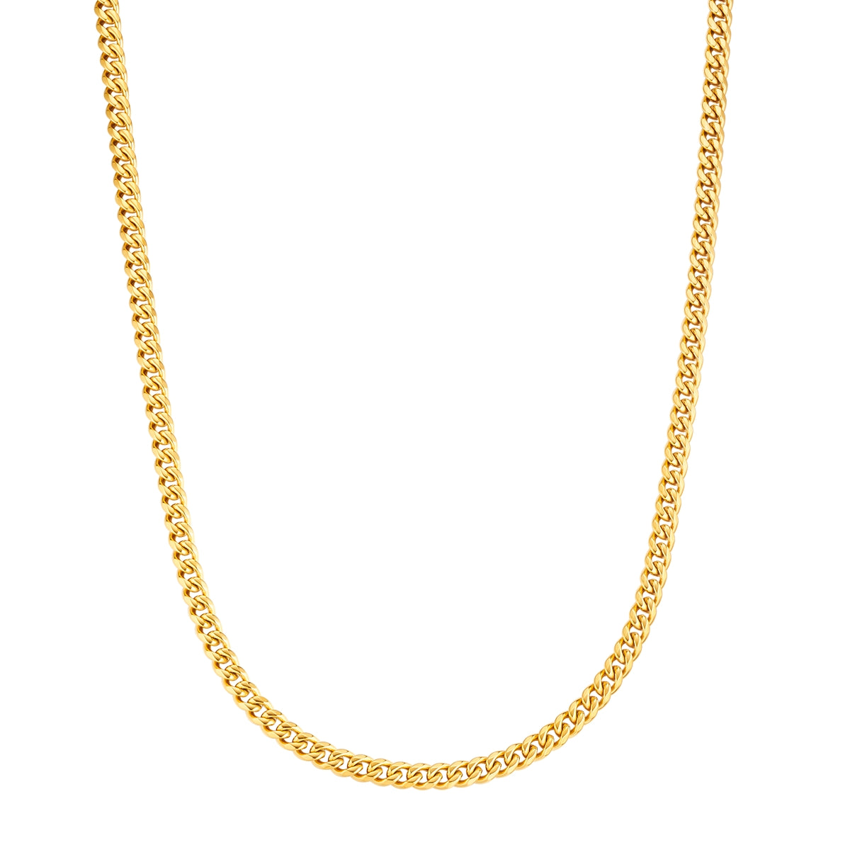 Kette Edelstahl gelbgold