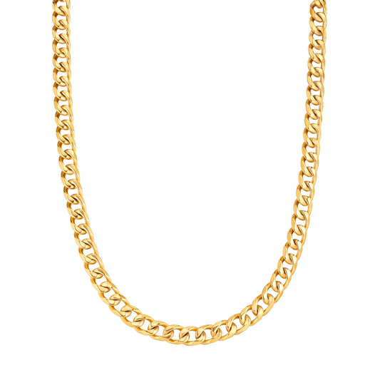 Kette Edelstahl gelbgold