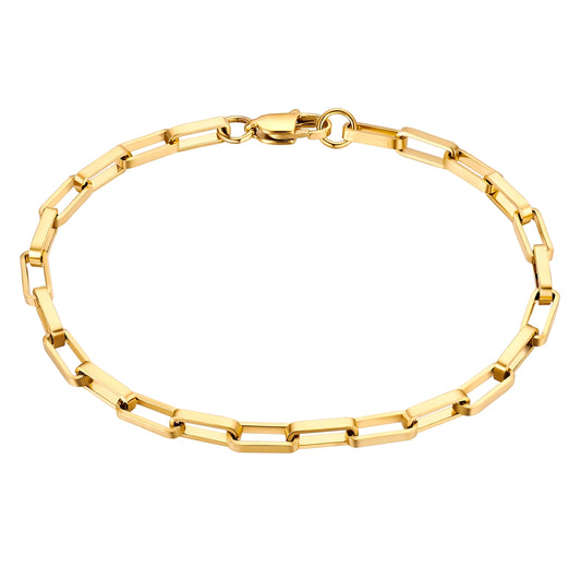 Armband Edelstahl gelbgold