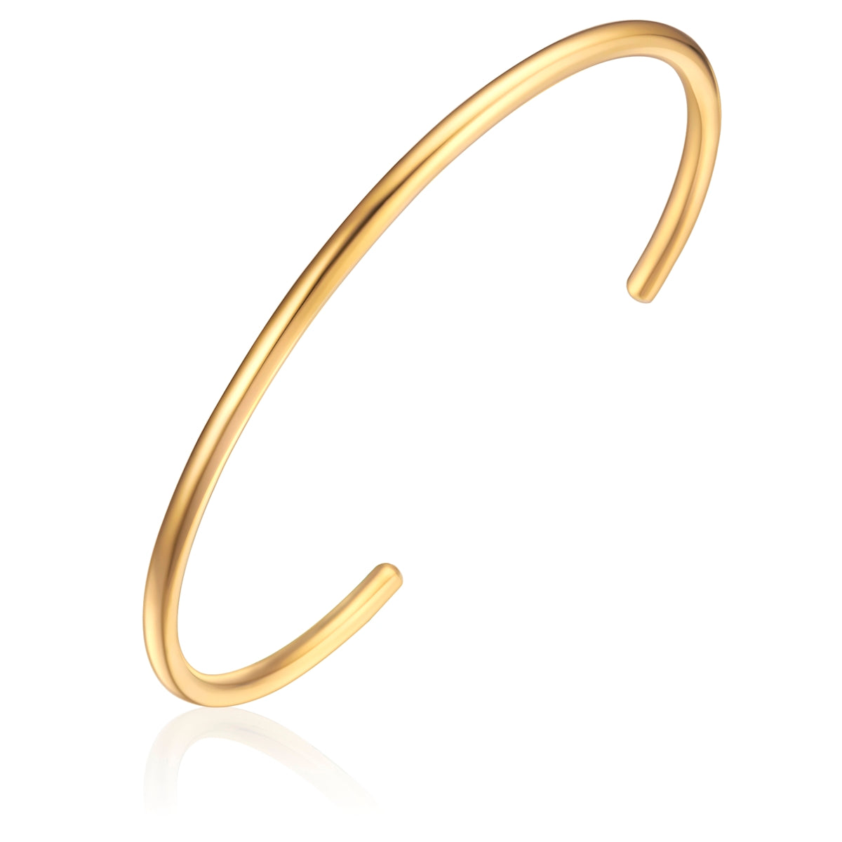 Armreif Edelstahl gelbgold