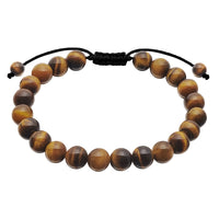 Armband Tigerauge braun