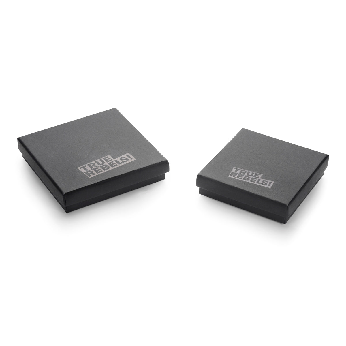 Ohrstecker Edelstahl Zirkonia schwarz