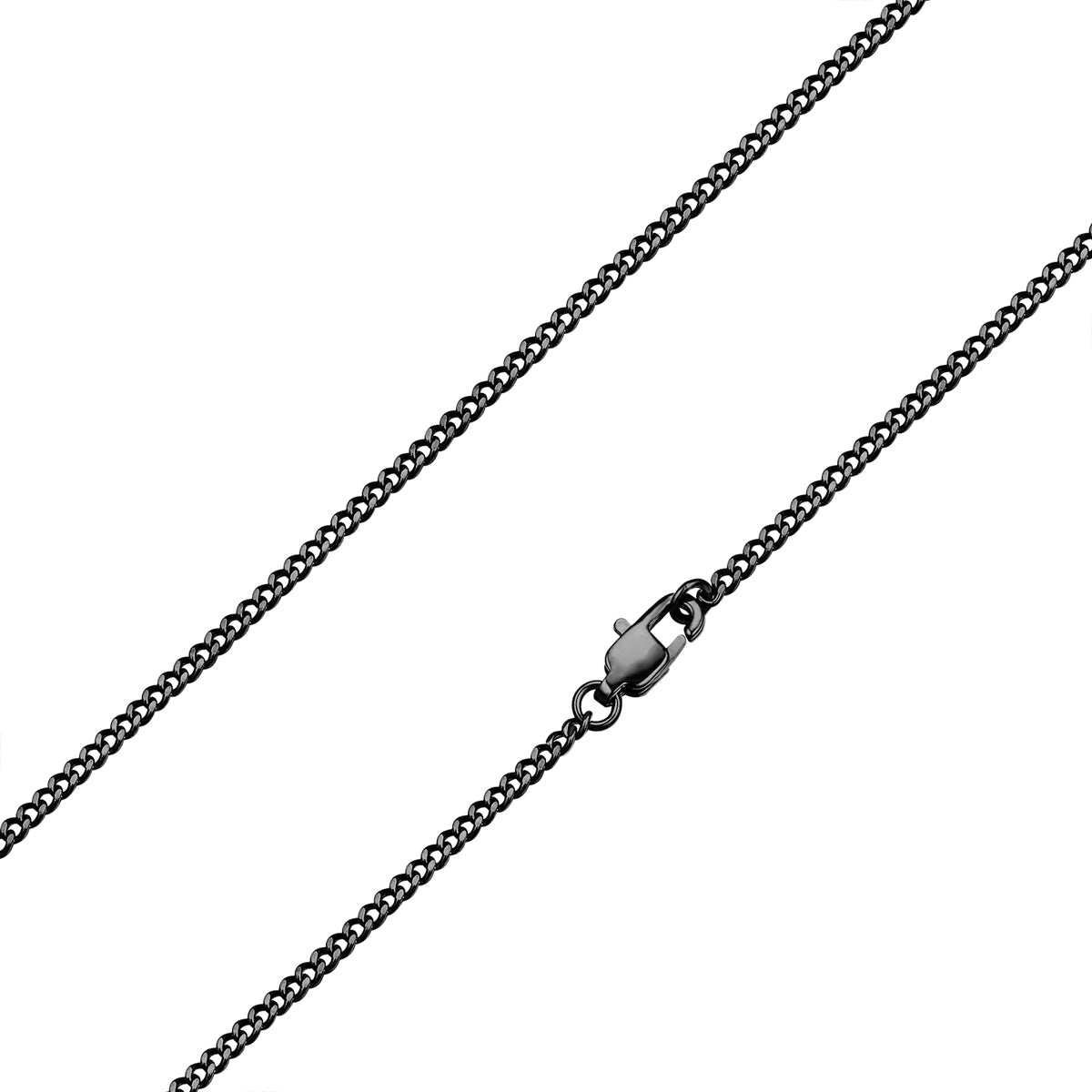 Kette Edelstahl schwarz