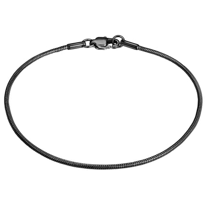 Armband Edelstahl schwarz