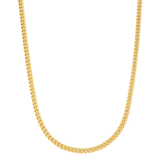 Kette Edelstahl gelbgold