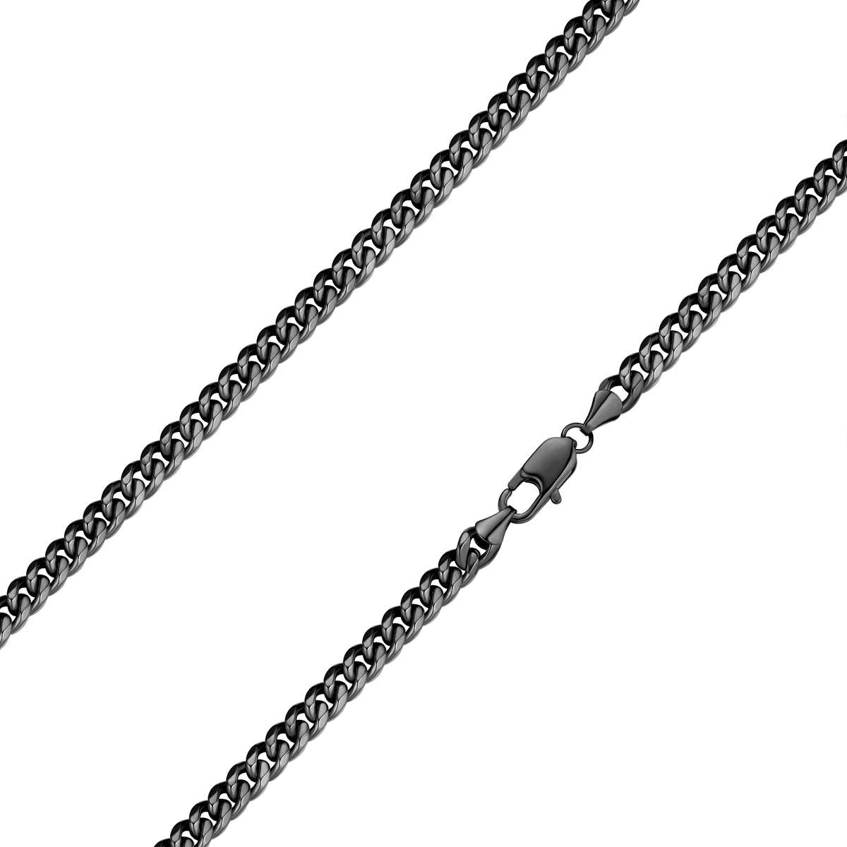 Kette Edelstahl schwarz