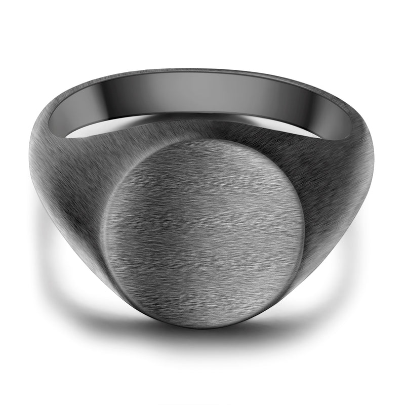 Ring Edelstahl gunmetal