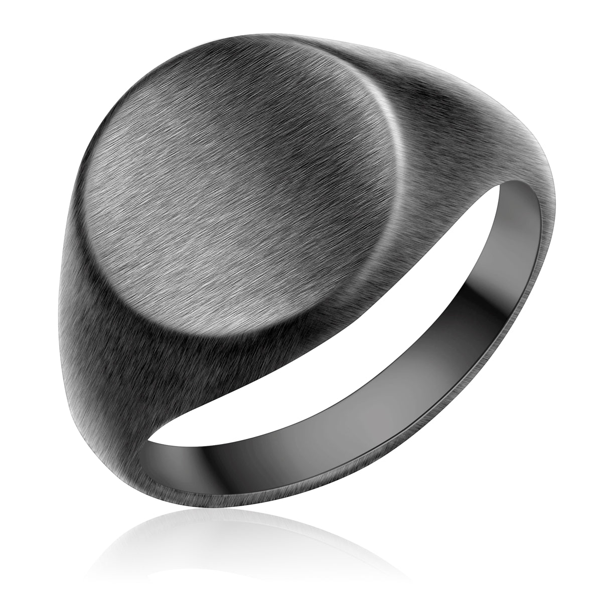 Ring Edelstahl gunmetal