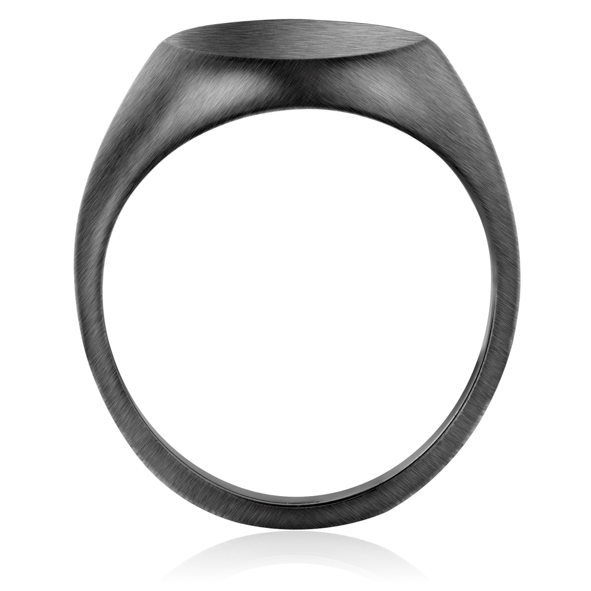 Ring Edelstahl gunmetal