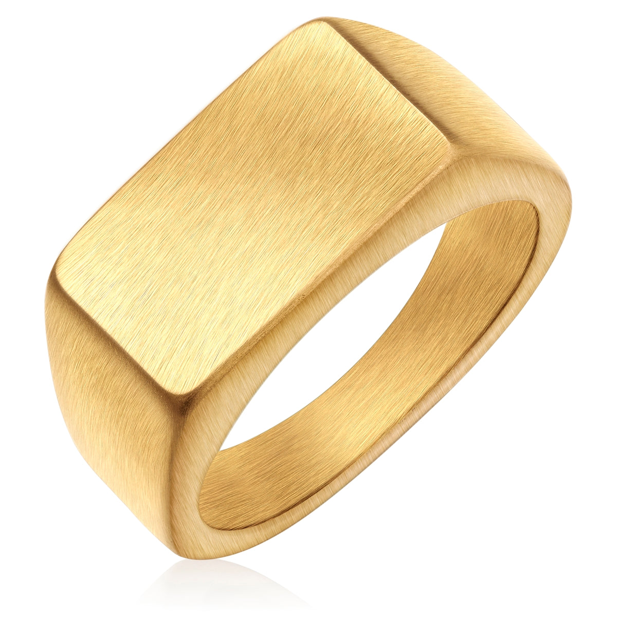Ring Edelstahl gelbgold
