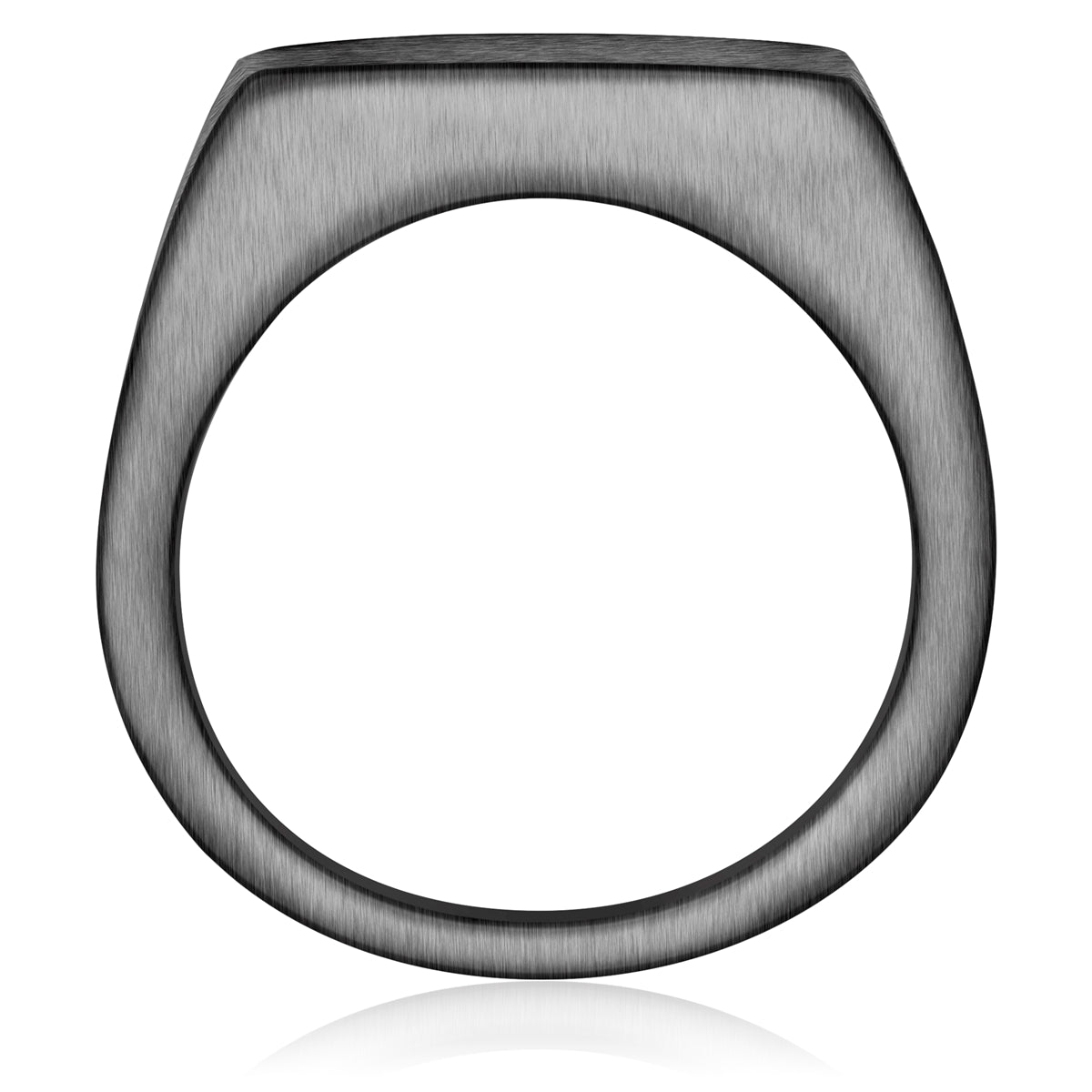 Ring Edelstahl gunmetal