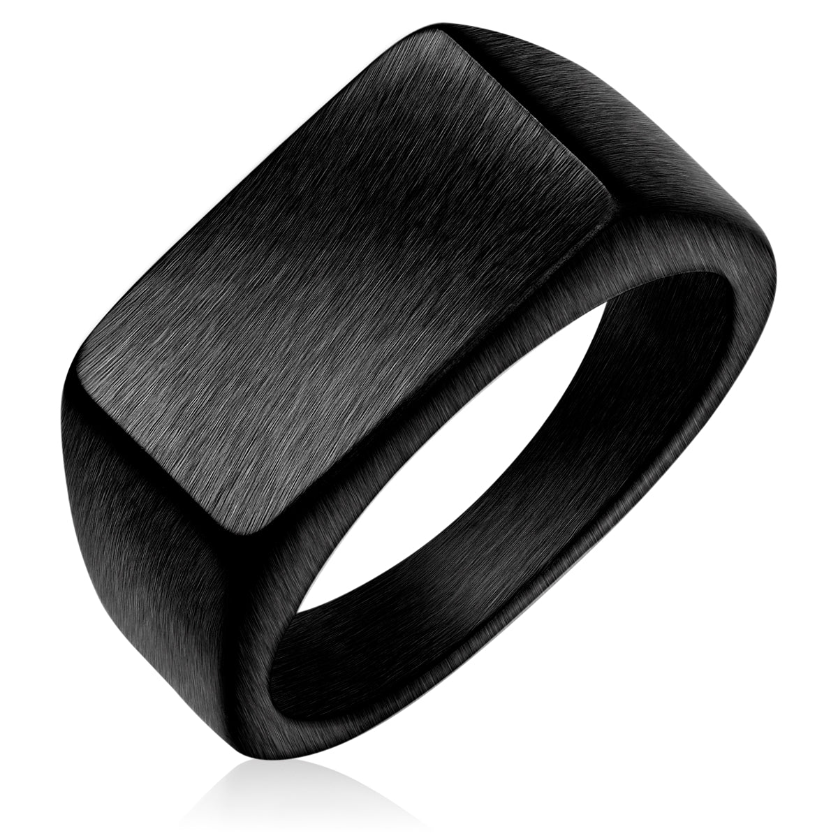 Ring Edelstahl schwarz