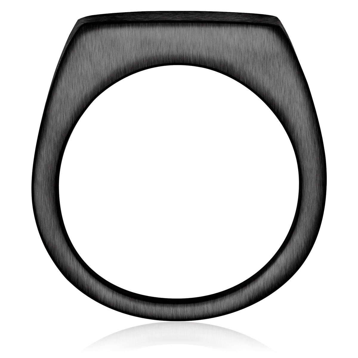 Ring Edelstahl schwarz