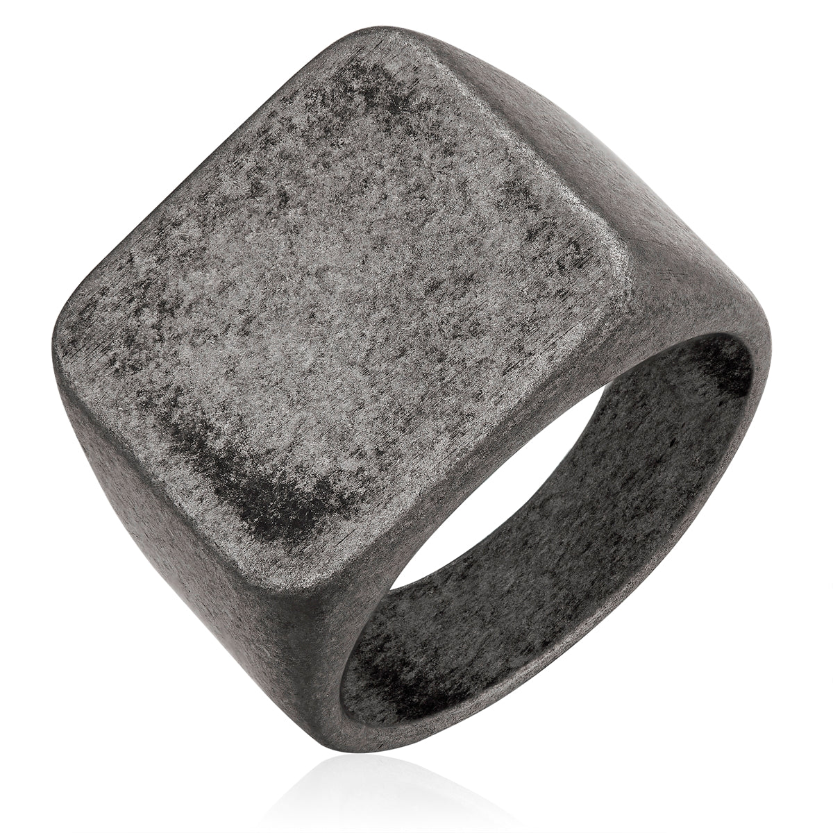 Ring Edelstahl gunmetal