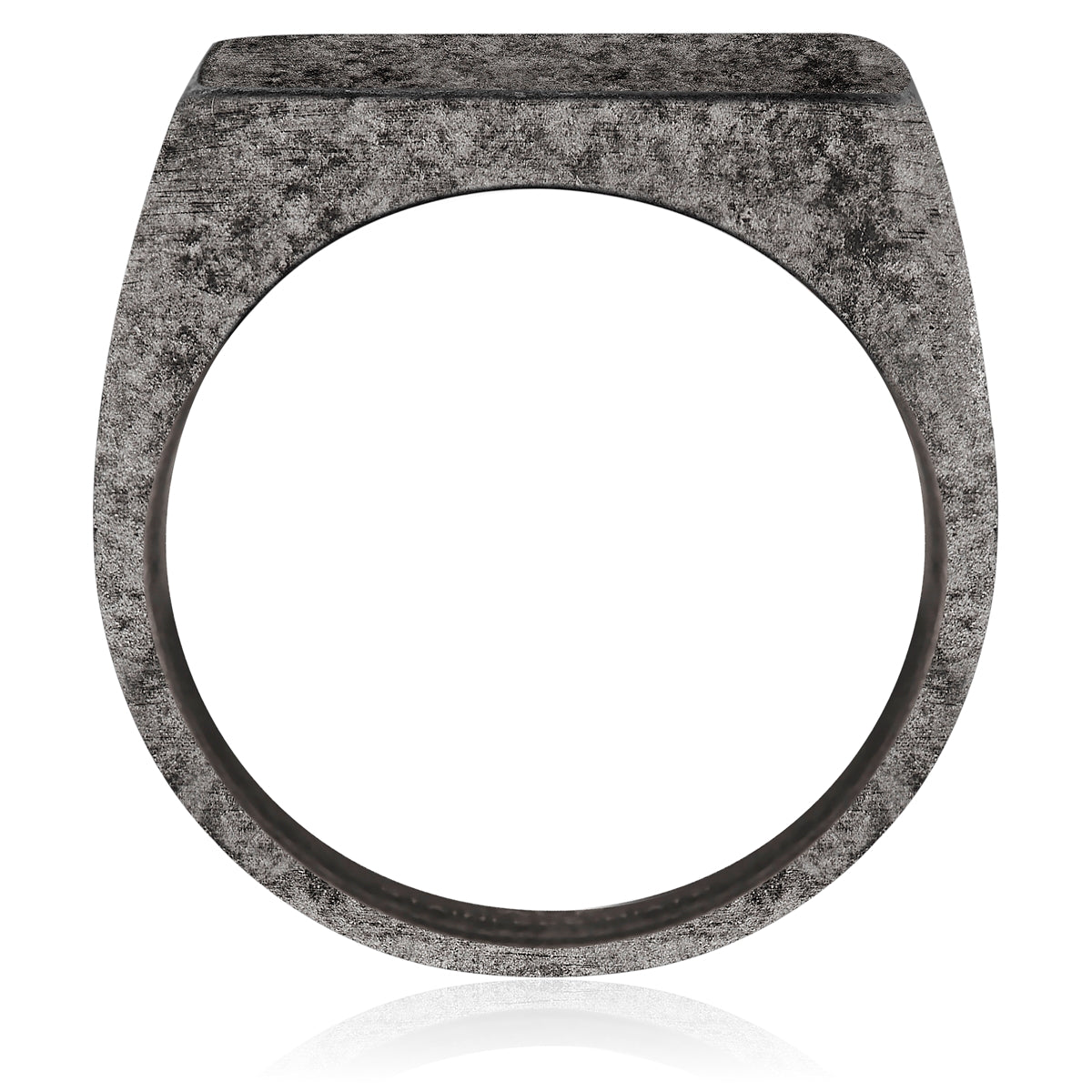 Ring Edelstahl gunmetal