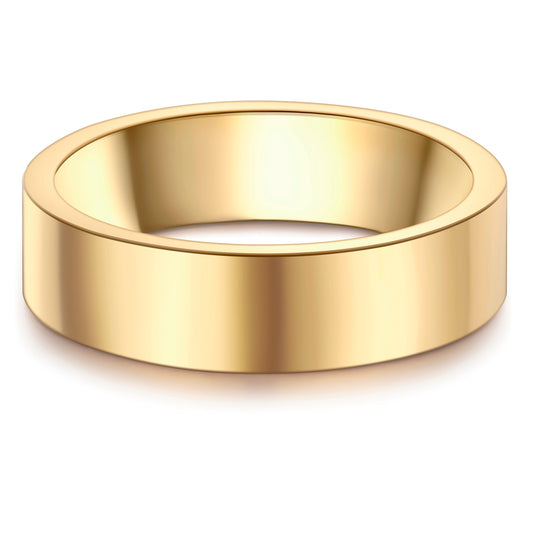 Ring Edelstahl gelbgold