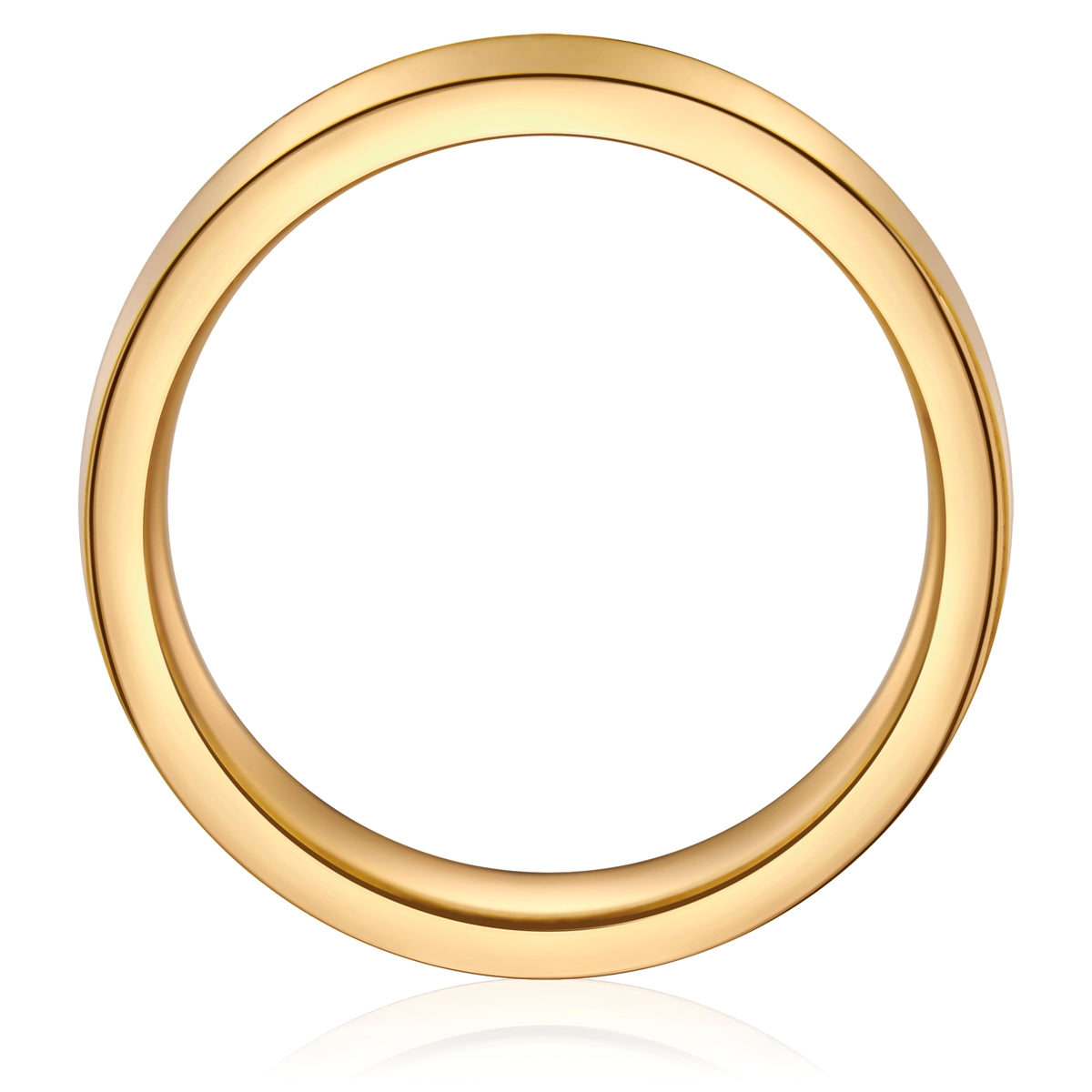 Ring Edelstahl gelbgold