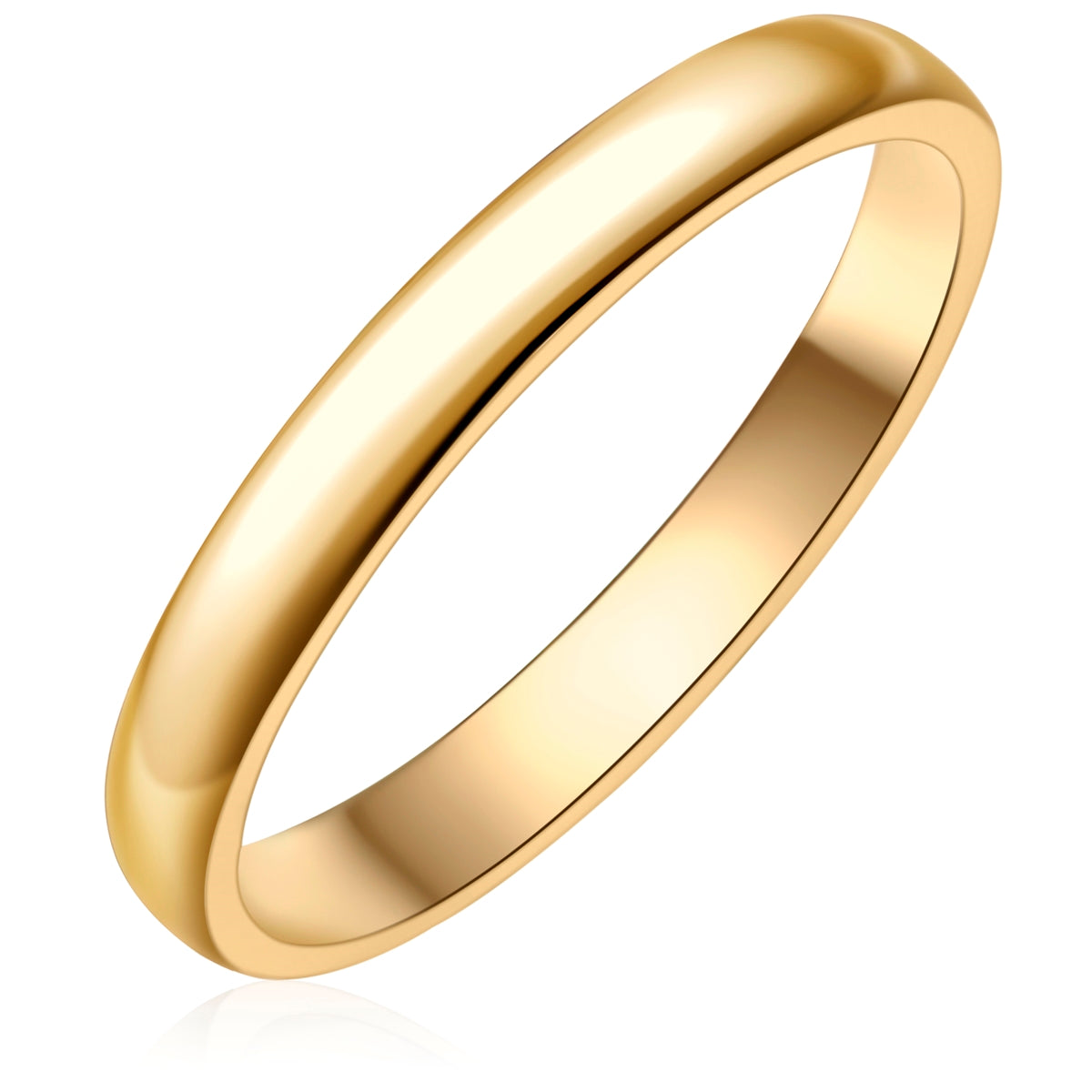 Ring Edelstahl gelbgold