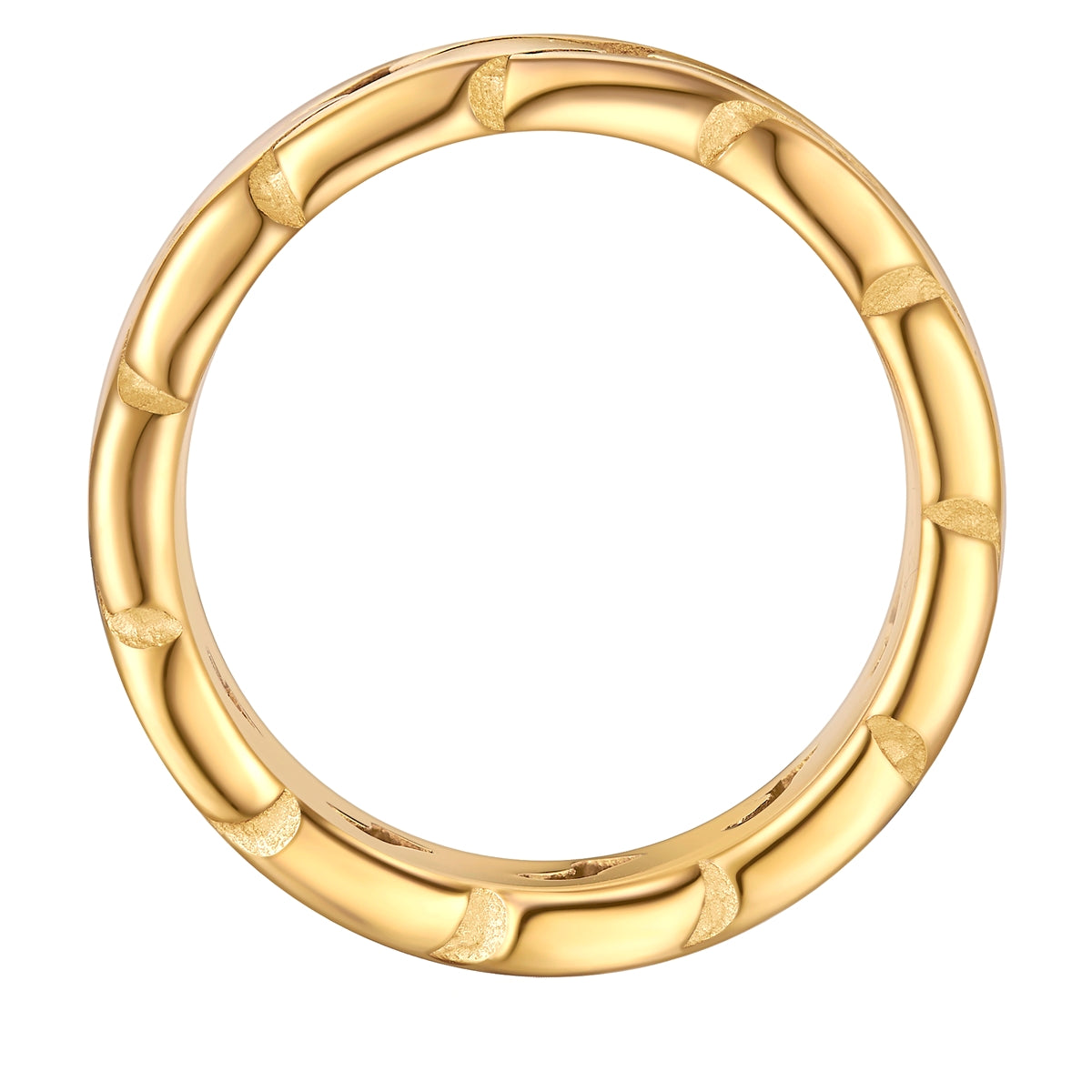 Ring Edelstahl gelbgold