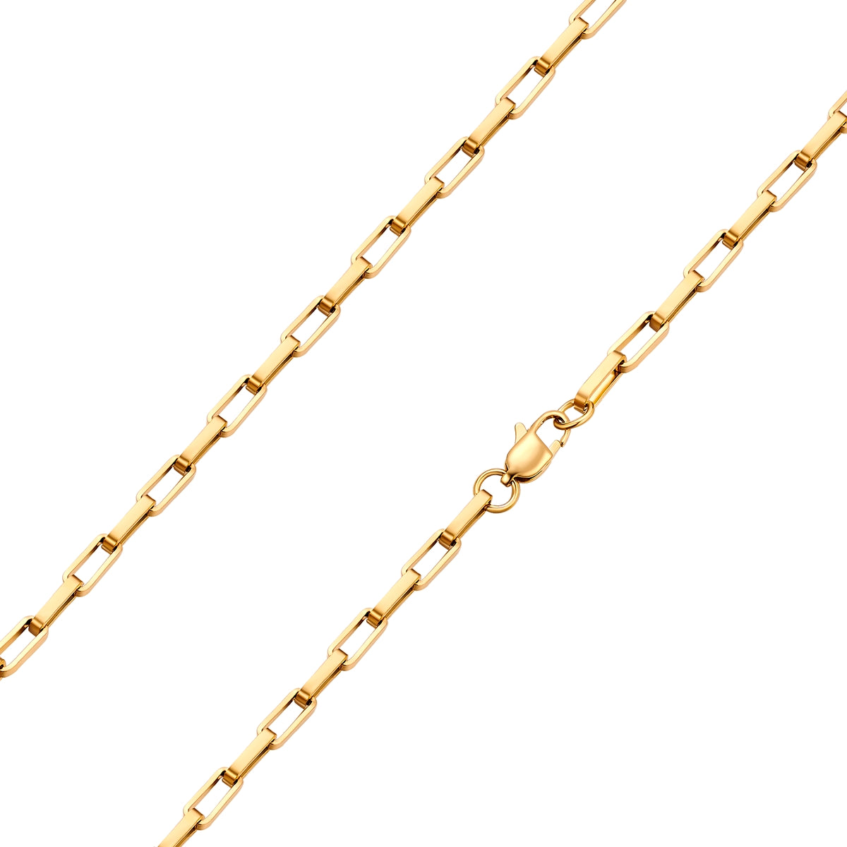 Kette Edelstahl gelbgold