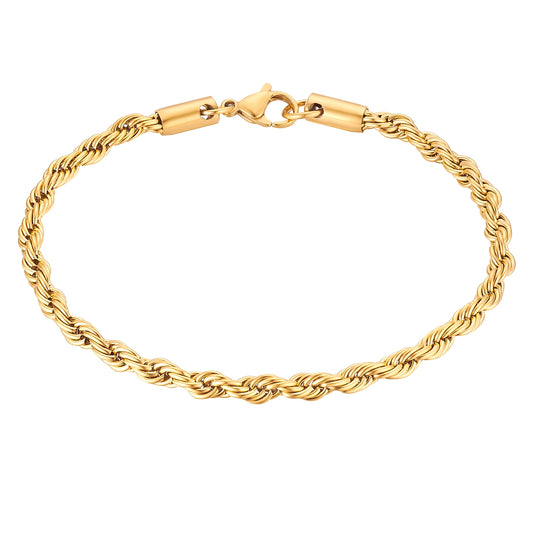 Armband Edelstahl gelbgold
