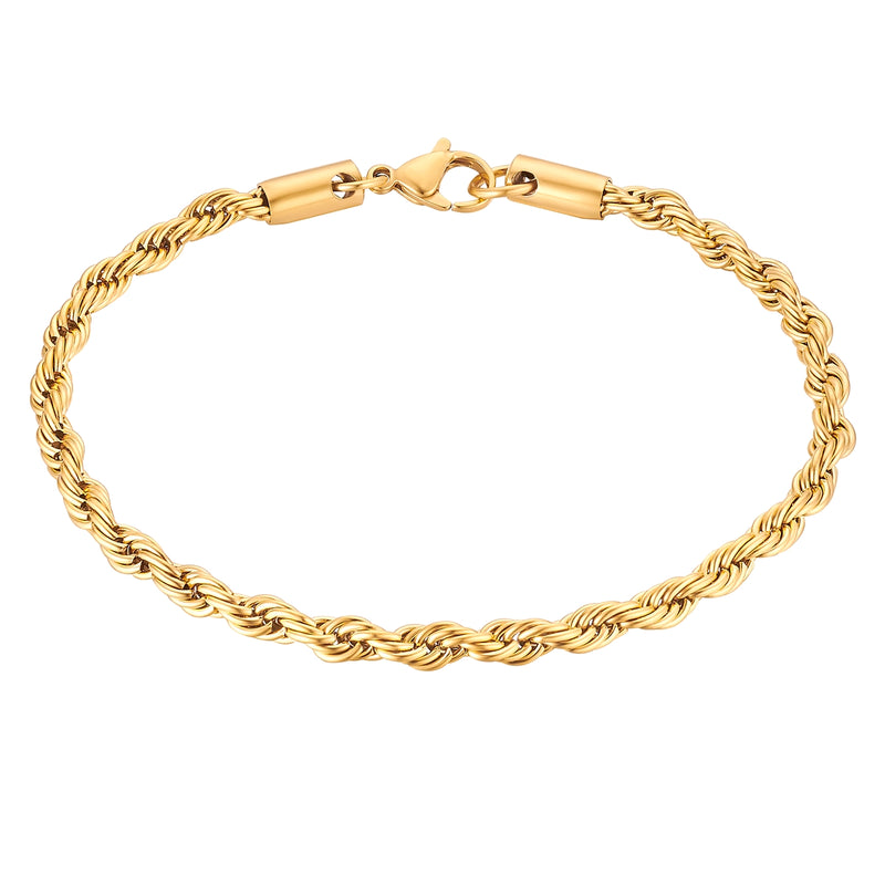 Armband Edelstahl gelbgold