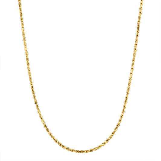 Kette Edelstahl gelbgold