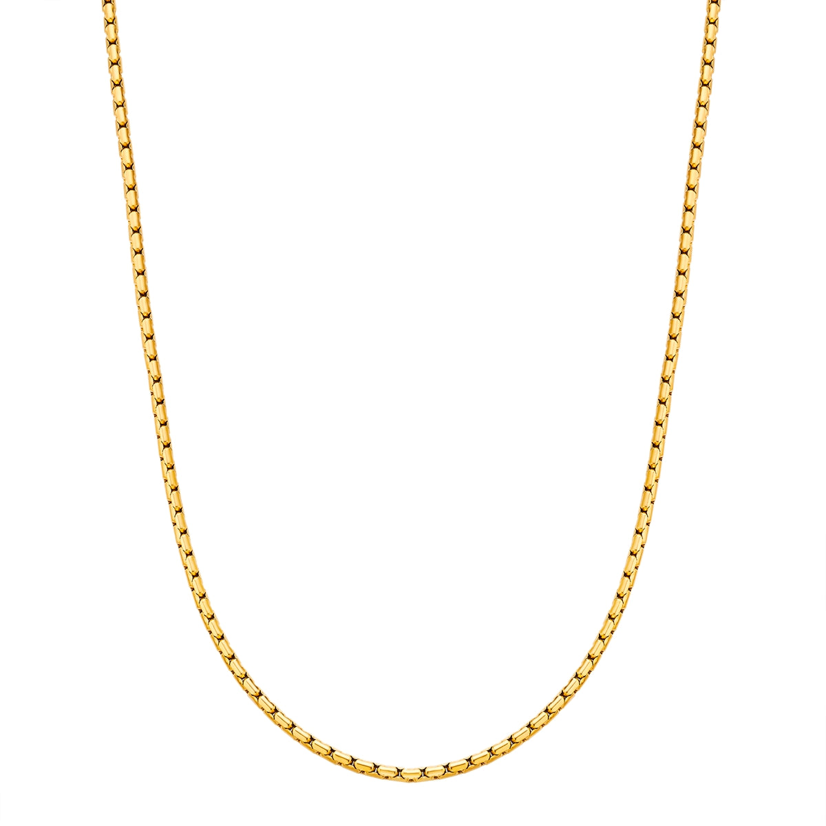 Kette Edelstahl gelbgold