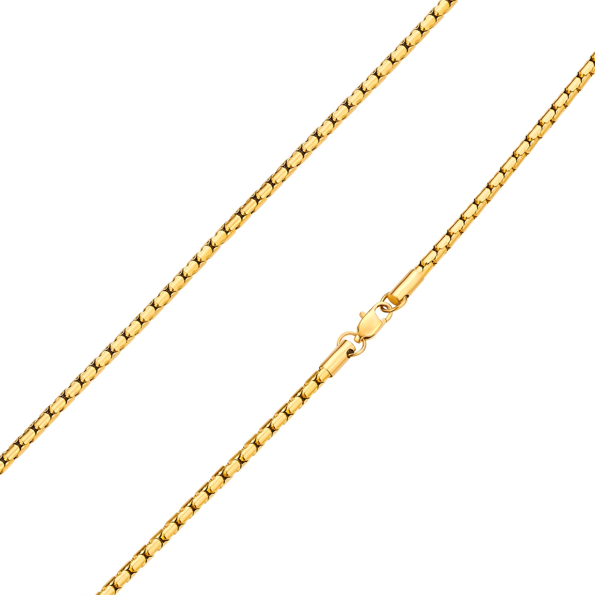 Kette Edelstahl gelbgold