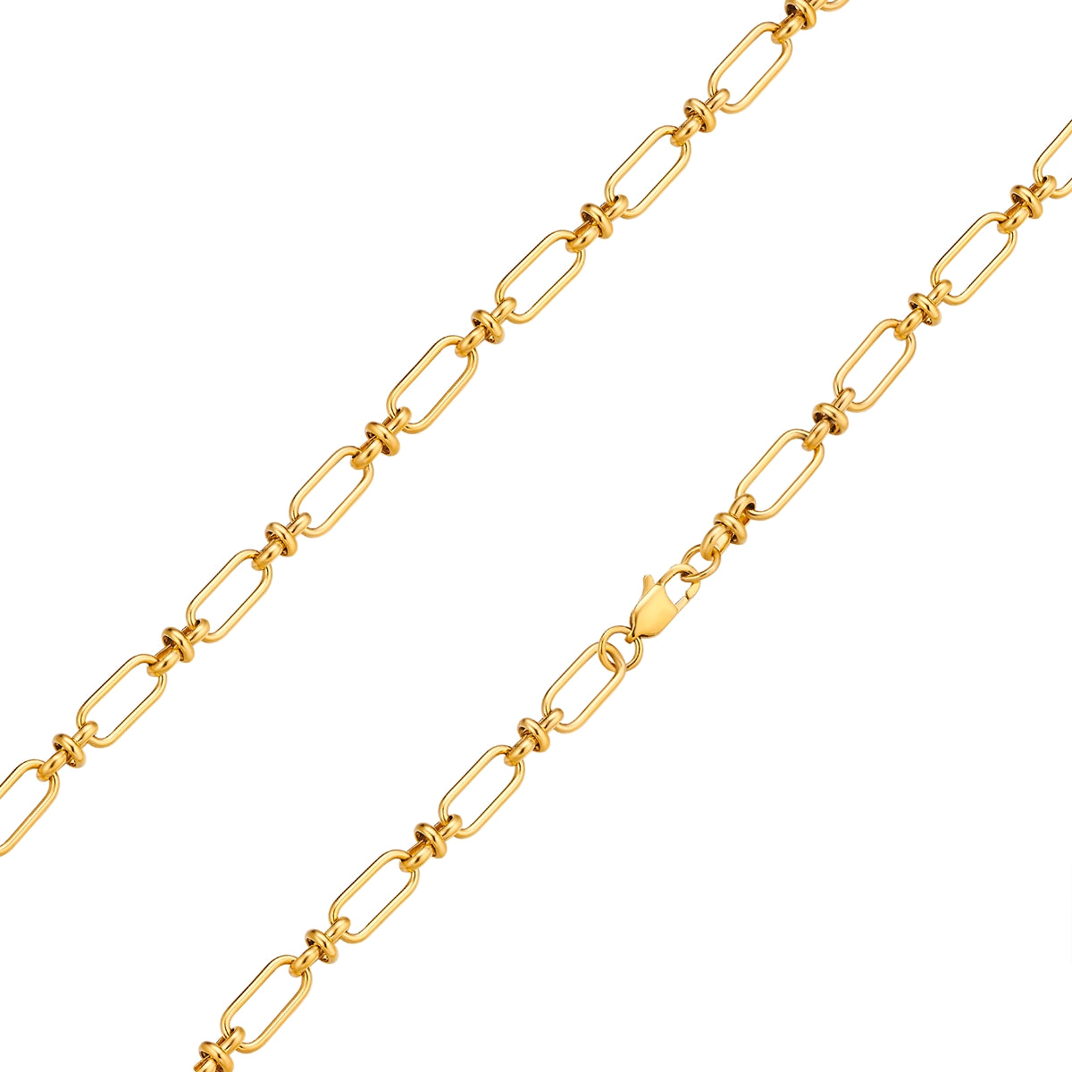 Kette Edelstahl gelbgold