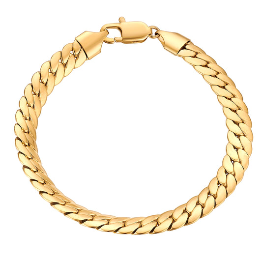 Armband Edelstahl gelbgold