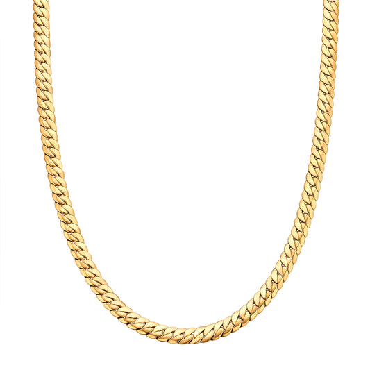 Kette Edelstahl gelbgold