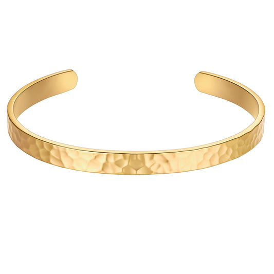 Armreif Edelstahl gelbgold