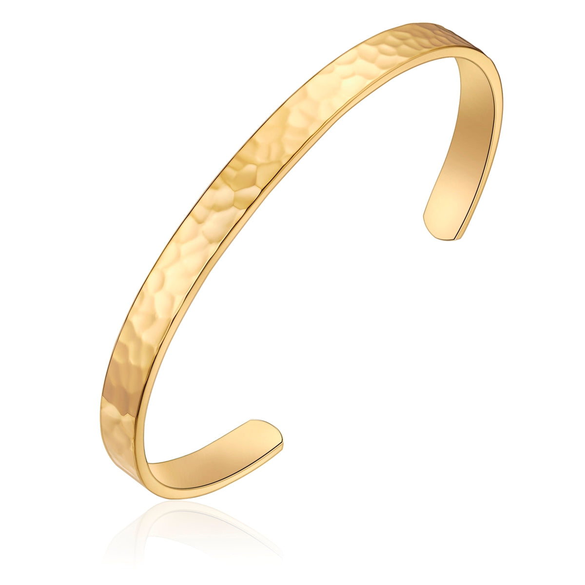 Armreif Edelstahl gelbgold