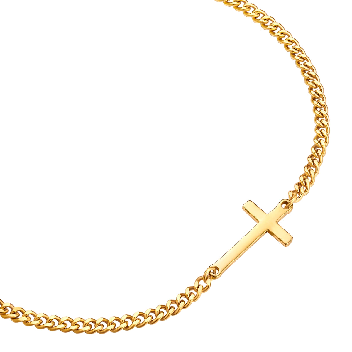 Armband Edelstahl gelbgold