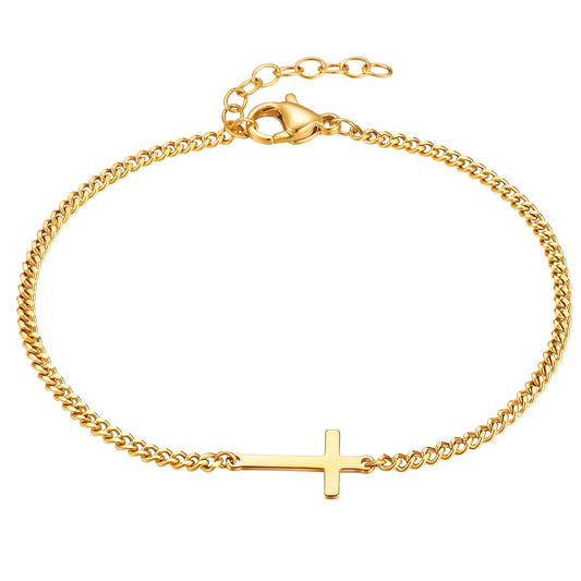 Armband Edelstahl gelbgold